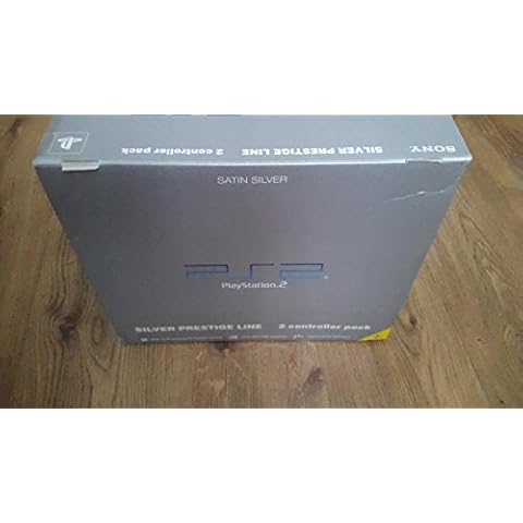 Sony Silver Playstation 2 with Extra Controller Cover