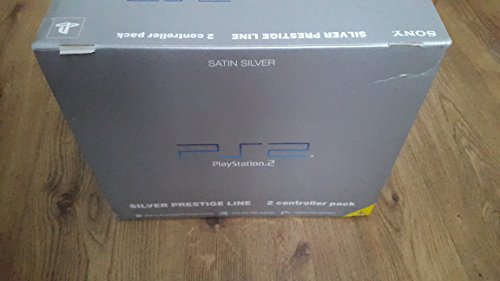 Sony Silver Playstation 2 Console with Extra Controller (PS2)