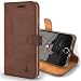 Produktbild Snakehive iPhone SE 2022/2020 und iPhone 7/8 Hülle Leder | Stylische Handyhülle mit Kartenhalter & Standfuß | Handyhülle Schutzhülle & Lederhülle - Braun
