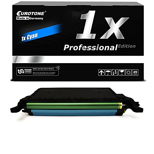 Toner CLT-C5082L Cyan EuroPro Évitez les Traces d'Impression sur Samsung CLP670
