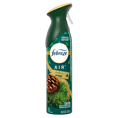 Image of Febreze Air - Air Freshener Spray - Fresh-Cut Pine - Limited Edition Holiday Collection 2020 - Net Wt. 8.8 OZ (250 g) Per Bottle - Pack of 3 Bottles