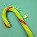 Imaginings 3 Warhead Giant Candy Cane, Sour Green Apple Christmas Treat, Stocking Stuffer Gifts, 1.76 Ounces (Pack of 3)