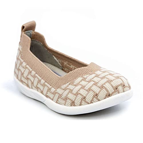 Bernie Mev Girls Catwalk Slip On Shoes, Blush Cream,11 M US3