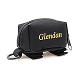 Glendan Dog Poop Bag Holder Leash Attachment,Waste Bag Dispenser - Fits Any Dogs Lead - Includes Free 1 Roll Of Dog Bags (Rectangle)