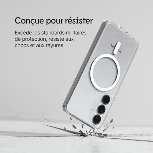 Coque transparente Galaxy S25 Ultra RhinoShield Magsafe haute qualité