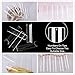 UNA GELLA Nail Tips Square XXL Tips 120 PCS No C Curve Gel Tips Extra Long Square Straight Nails Half Fake Nail Tips No Trace for Acrylic Nails Tips for Home DIY with Box