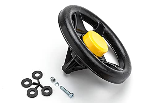 ROLLY TOYS Lenkrad mit Hupe und Montagetasche für Rolly Toys Traktoren.