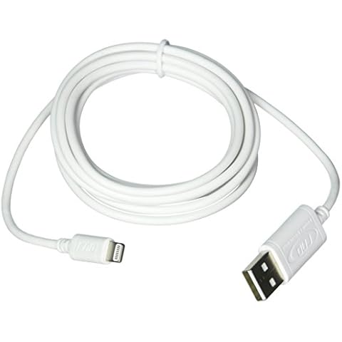 RNDs Lightning to USB 6ft Cable for Apple iPhone and iPad (Pro, Air, Mini) [Apple MFi Certified] (6 feet/1.8M/White) Cover