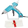 HHYSSG Pistola Colla a Caldo 100W Pistola Colla a Caldo Professionale con 30 stick di colla a caldo da 11 mm per Arte DIY a Scuola Riscaldamento Rapido 220-240V/50Hz‌