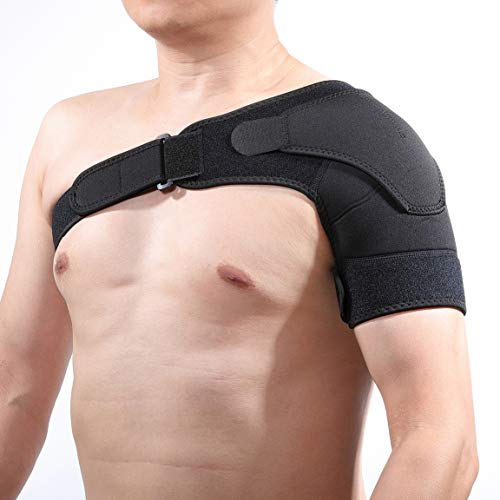 Shoulder Brace-Shoulder Compression Sleeve Strap Wrap - Shoulder Support Rotator Cuff Brace for Women & Men (Left)
