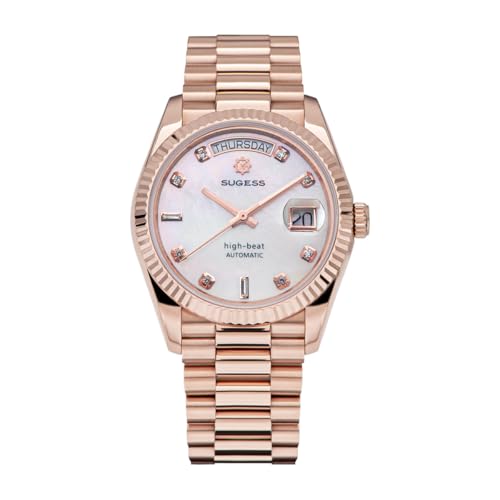 NIADI Sugess 36mm Day Date Automatic Retro Mechanical Wristwatche...
