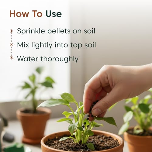 Image of Kyari Nutrix Organic Fertilizer Pellets for Plants - Slow Release Plant Food for Indoor & Outdoor Plants, Home Garden, Vegetables & Flowering Plants - 100% Natural for Plant Parents
