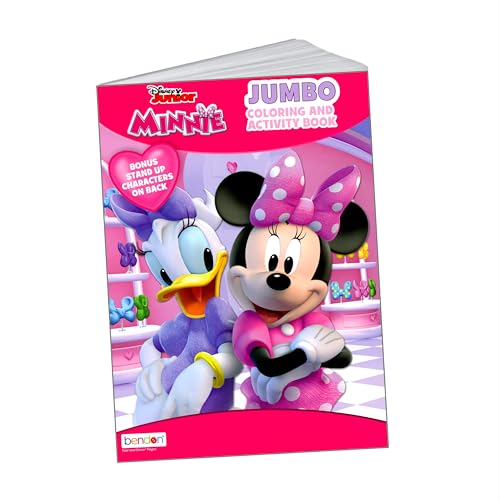 Image of Bendon Minnie Mouse Coloring Book Stickers Set with Coloring Book and Minnie Stickers, Reward Sticker Set, and More