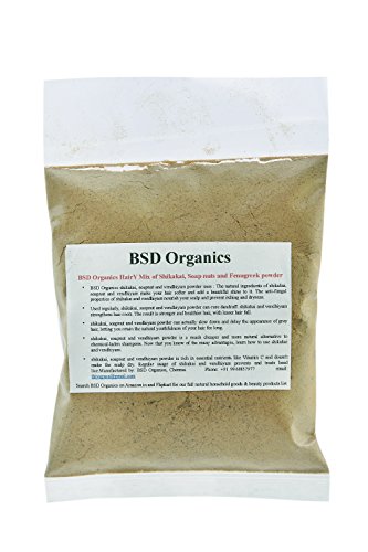 BSD Organics HairY Mix of Shikakai, Soap nuts and Fenugreek powder - 50 gm