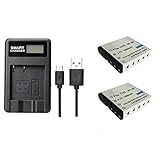2 Stück 1500 mAh NP-40 Akku mit LCD Single NP-40 NP40 Akku-Ladegerät für Casio Z200 Z1050 Z750 Z1080 Z700