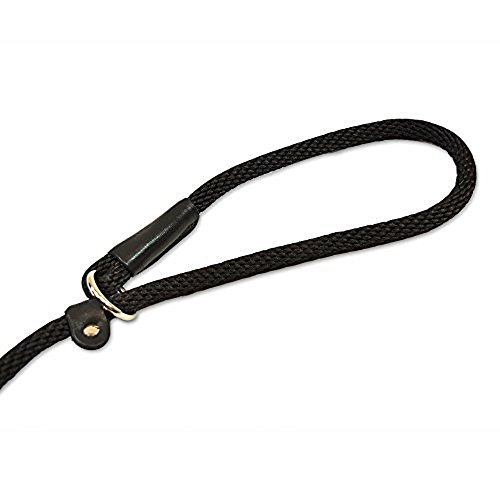 Cesar Millan Leine - Trainingsleine für Hunde - 2in1 Halsband Hund und Leine - Slip Lead - Retrieverleine mit integrierter Halsung (Small/Medium - Farbe: Rot/Olive) - Länge 120 cm, Durchmesser 1 cm