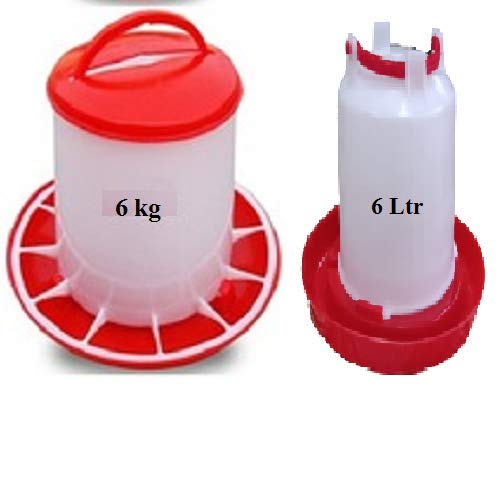 TM&W-Chicken and All Birds Feeders & Drinkers- (6 KG Feeder & 6 Litre Drinker) (B08GYR1LLW) Amazon Price History, Amazon Price Tracker