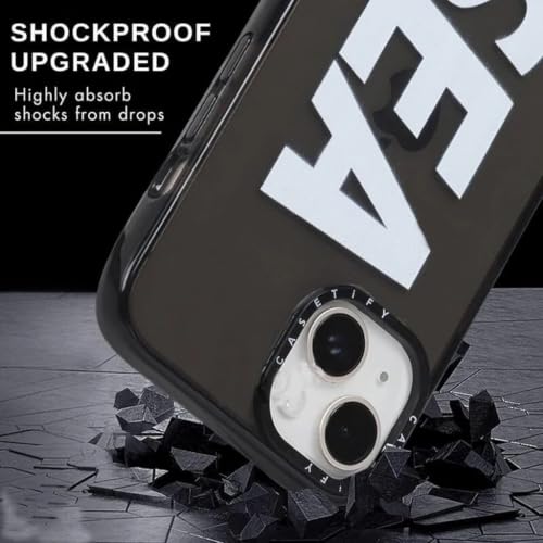 Image of for iPhone 14 SEA Case Transparent, Grip Case Silicon Slim Fit Shock-Absorbing TPU Bumper & Anti-Yellowing Clear Protective Back Cover for iPhone 14 (Black, 01)