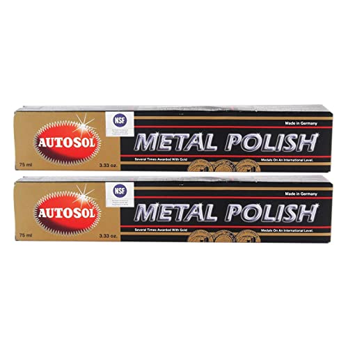 Autosol Metal Polish Chrome Shine Chrome Polish 75 ml Paquet de 2 Cover