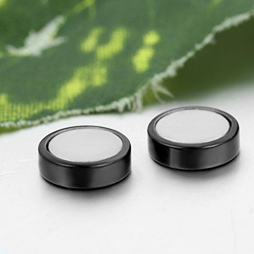 Jewelrywe Gioielli 10mm Orecchini Calamita Non