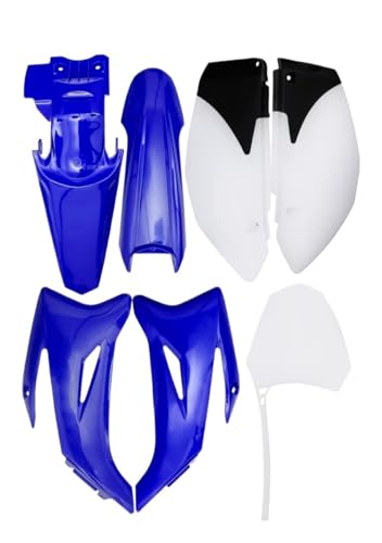 Garde-boue moto plastique bleu haute résistance antichoc pour pit bike TTR110