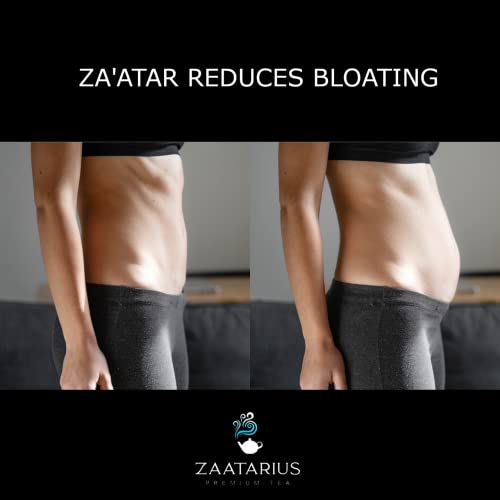 Reduce Bloating, Immunity Cleanse Lemonolina™ Za'atar Green Tea Blend - Ou Kosher- Non-Gmo - 15 Pyramid Tea Bags, (Lemon) #TOP1