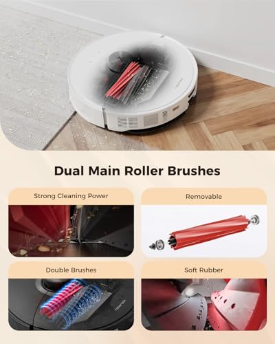 Image of 30pcs Accessories Kit for Roborock S8 MaxV Ultra /S8 Max Ultra Robot Vacuum Cleaner, Replacement parts with 6 Activated Carbon Dust Bags, 2 Main Brushes, 4+4 Mop Cloths, 4 HEPA Filters, 6 Side Brushes