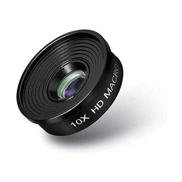 Sibosz 10 x HD-Makro-Objektiv, 14 mm Handy-Kameraobjektiv, für iPhone, Samsung, Google Pixel, weitere Smartphones…