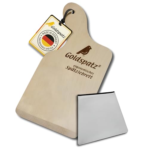 Goldspatz Ergonomisches Spätzlebrett mit Schaber - #2198S
