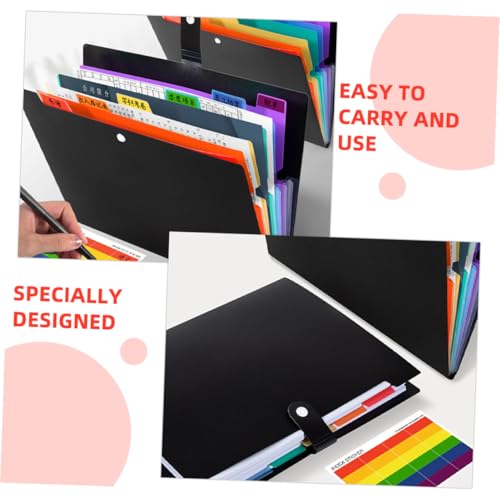Organiseur de dossiers multi-couches de bureau : trieur extensible à compartiments Ipetboom - 2