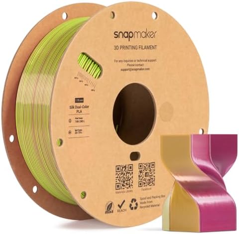 Snapmaker PLA Silk Red 1.00kg
