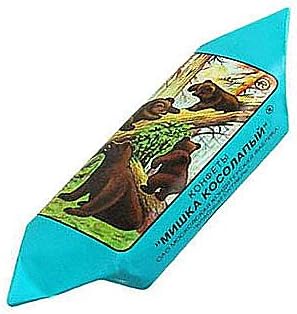 Chocolate-coated candies 'Mishka Kosolapy' (Clumsy Bear) - 1 lb/ 454 gr, Russia.