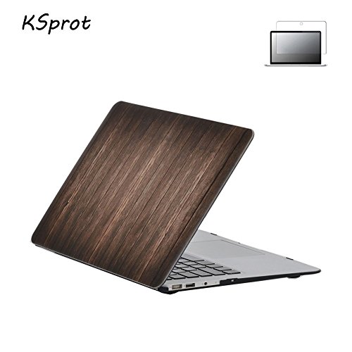 In Wooden Pattern Rubber Coated Hard Case Macbook Desertcart