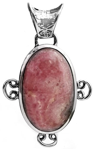 Pendentif Rhodochrosite en argent sterling, le cadeau mémorable pour elle