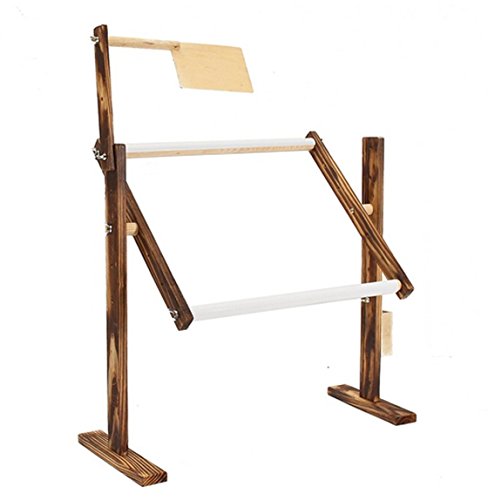 Mkki Solid Wood Cross Stitch Rack Adjustable Wooden Stand Desktop Cross Stitch Embroidery Frame Cross Stitch Tool Kit 30 * 40 * 47Cm #TOP3