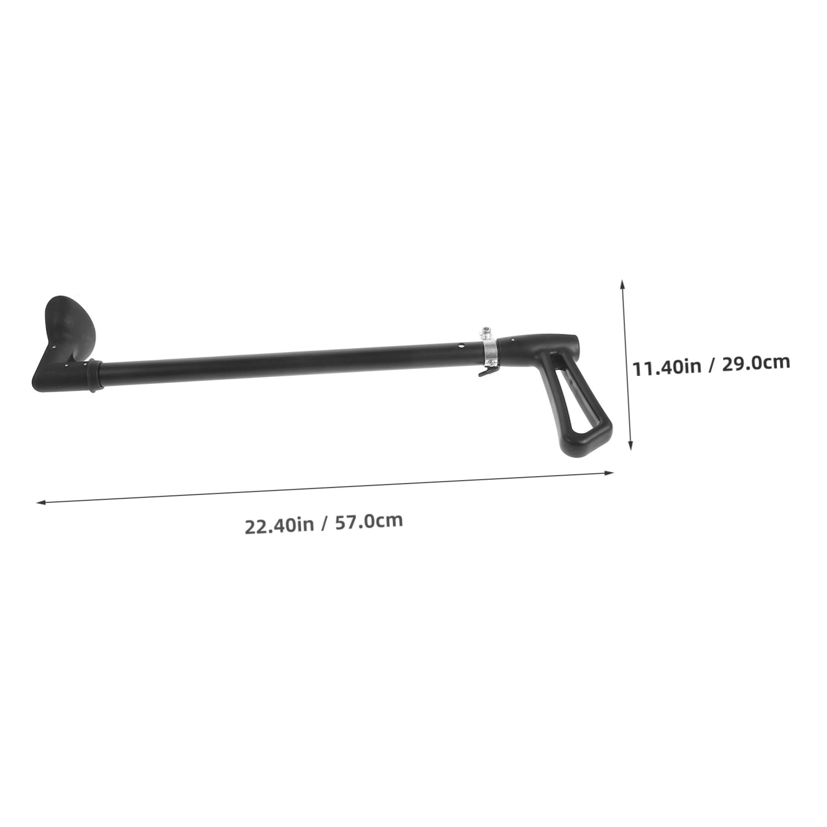 iplusmile Maniglia Sostitutiva per Passeggino e Spinta Carrello, Nero | Montaggio e Rimozione Rapide, Design Ergonomico, Plastica e Lega, per Genitori, Passeggino e Carrello