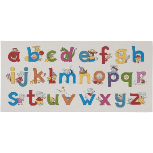 Kit de broderie au point de croix ABC Permin pour décorer la chambre de bébé