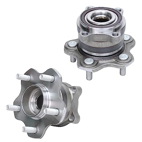 Image of Detroit Axle - AWD Rear Wheel Bearing Hubs for 2009-2014 Nissan Murano 2010 2011 2012 2013 Wheel Bearing Hubs Assembly Set Replacement