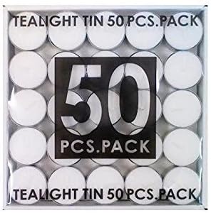 Kameyama Tealight Tin 50pcs.Pack Tealight Candle