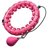 gym ball exercise Befreien Sie Ihre Hände- Sie können mit Ihrem Telefon Videos abspielen, aufnehmen und Musik hören, ohne sich Sorgen machen zu müssen, dass der exercise hoop herunterfällt.Und der hula ring kann jederzeit zerlegt und zusammengebaut werden, einfach zu bedienen und zu tragen. Mit dem einstellbar hula ring straffen sie mühelos Bauch, Hüfte & Po von Zuhause, büro,rasen, den Widerstand stärken, die Kraft stärken und in Form bleibe und so weiter ohne die nervige Fahrt zum Fitness.