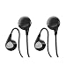 Produktbild CBGGQ 2 Paare In-Ear Kopfhörer, In-Ear Ohrhörer mit Mikrofon und Lautstärkeregler, In-Ear Kopfhörer mit reinem Sound und kraftvollem Bass, für iOS und Android, Laptops, Gaming, MP3/MP4 (Schwarz)