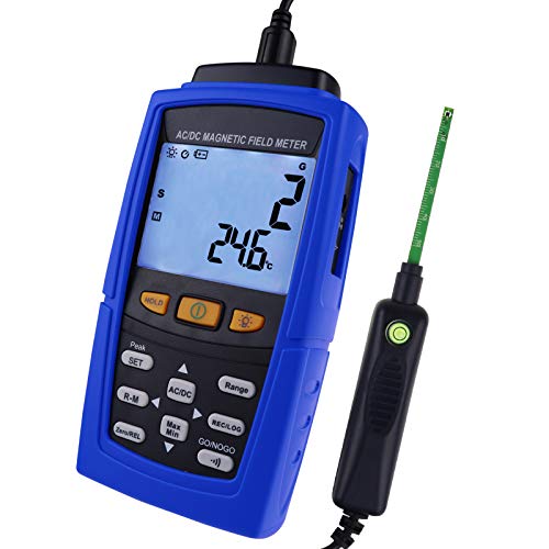 Medidor Digital Campo Magnético AC/DC 0–3000mT 0–30000G miniatura 1