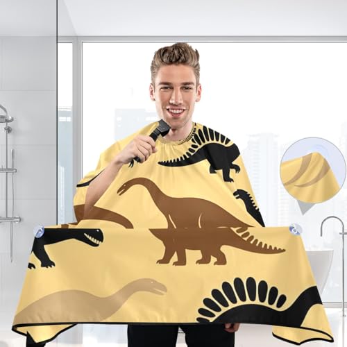 Capa para Corte de Cabello con Diseño Dinosaurio Impermeable miniatura 5