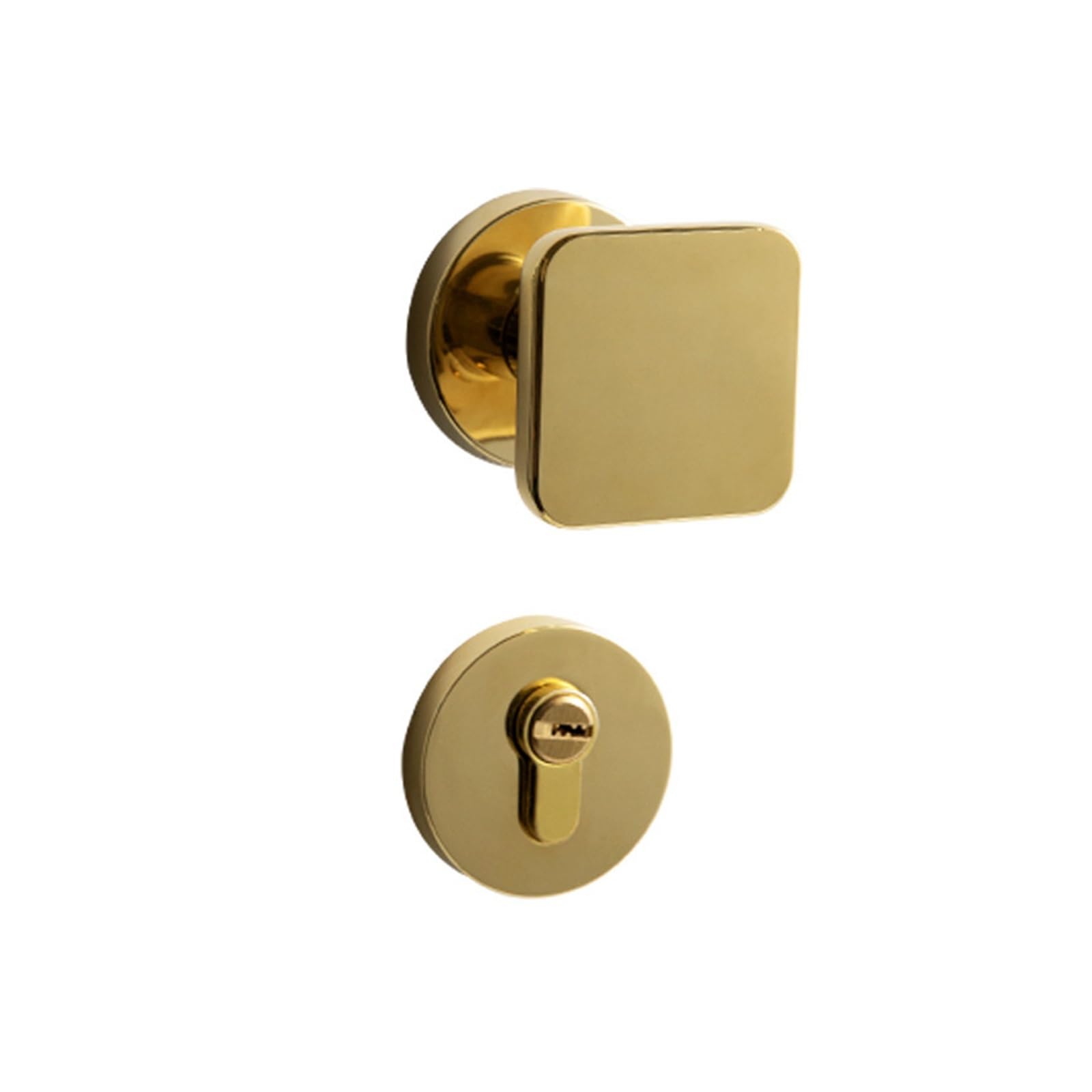 Serrure de porte de chambre simple magnétique modèle silencieux bois