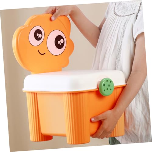 Boîte de rangement pour blocs de construction avec couvercle chaise enfant