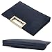 CHARMING TAILOR Fashion PU Leather Handbag Stylish Women Convertible Clutch Purse (Navy)