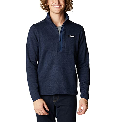 Columbia Sweater Weather Half Zip Pull Homme thermique isolant avec poche zippée