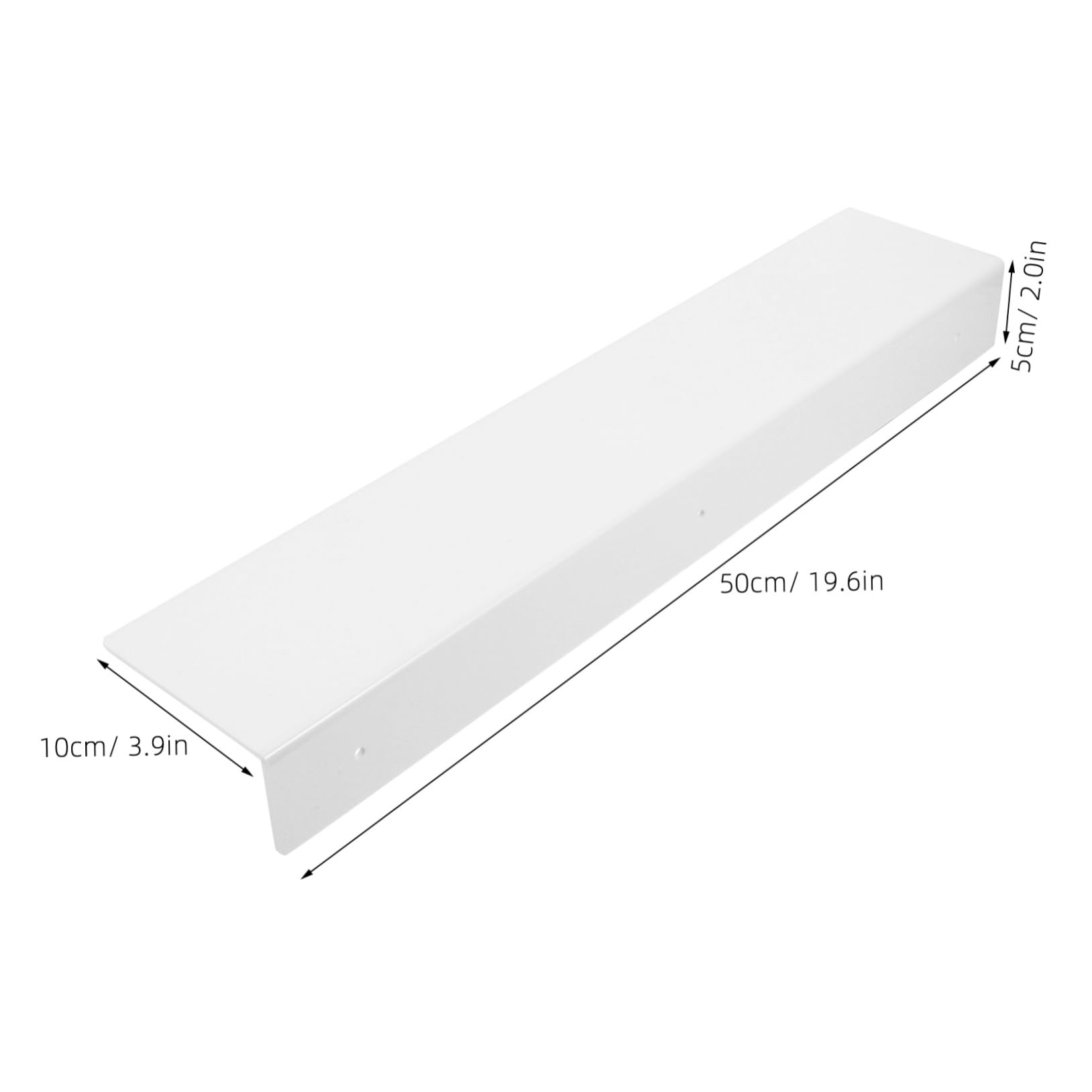 24 in. Bathroom Shelf - Satin Nickel