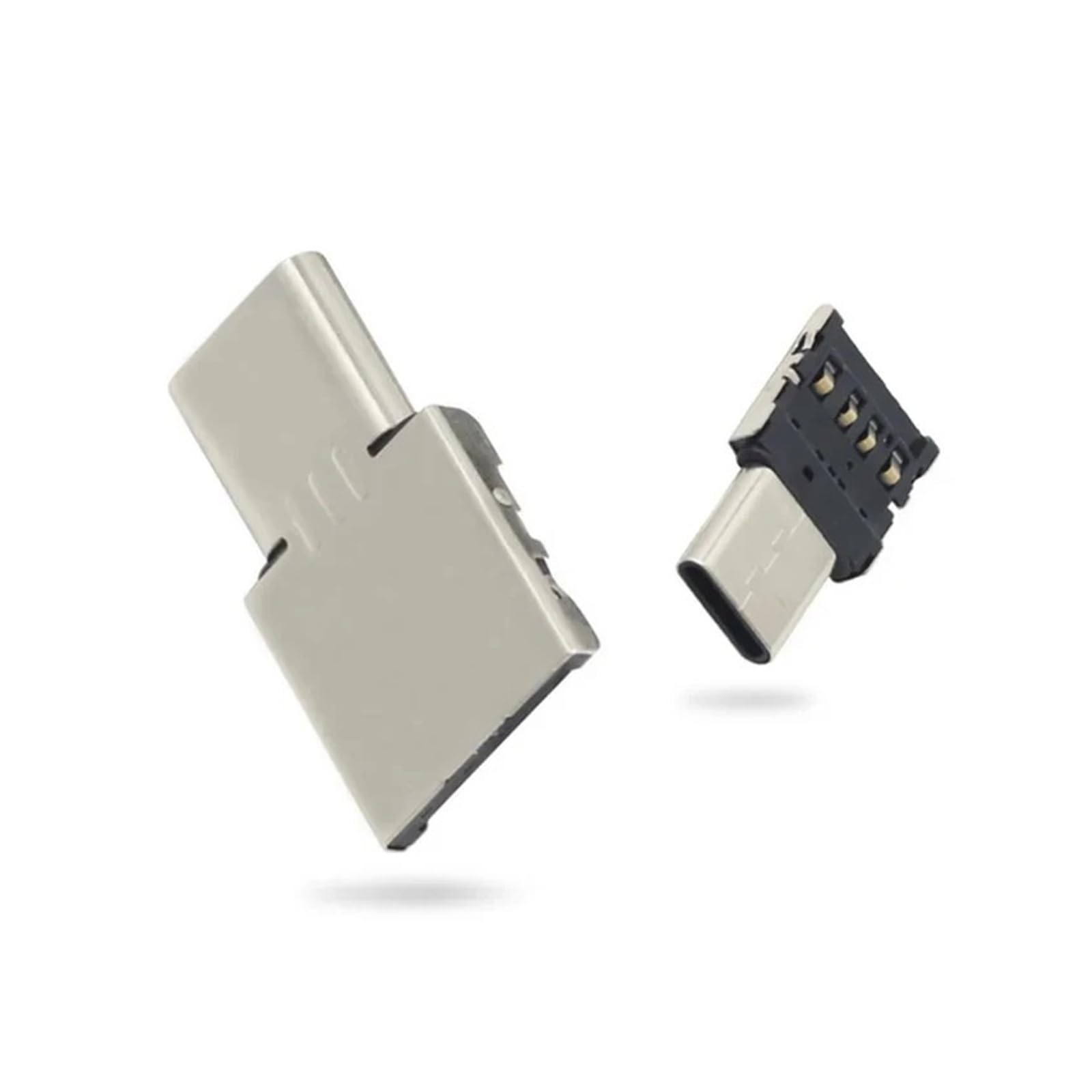 Adaptador tipo C a USB 2.0 OTG Micro USB macho a hembra (Micro USB, 2 unidades)