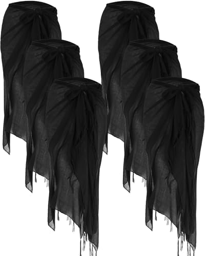 Hercicy 6 Pieces Women Beach Long Sarong wrap Coverups Batik Wrap...